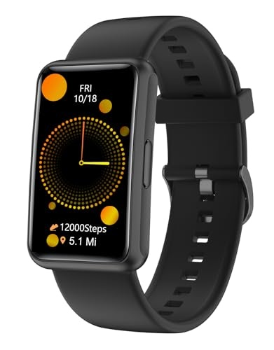 �X�}�[�g�E�H�b�` �����v �����ʌv ���X�g�o���h�^ 1.47�C���`�c���̑��� Bluetooth���A�v�����X�}�z�ƘA�g�s�v �����v �����L�^ �ڊo�܂����v 5��ޕ����� IP68�h�� �����݃A���[�g �r�グ�����_�� ������ȒP ���{��������t�� ����� �q�� �i�u���b�N�j��12���Ԃ܂��Ɣ�r���� 26���I�t��2,527�~�I